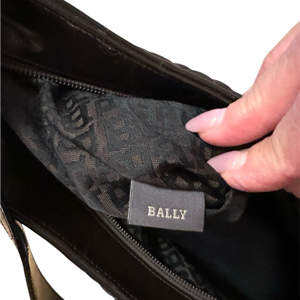 Bally Brown Quilted Shoulder Bag - Picture 5 of 12